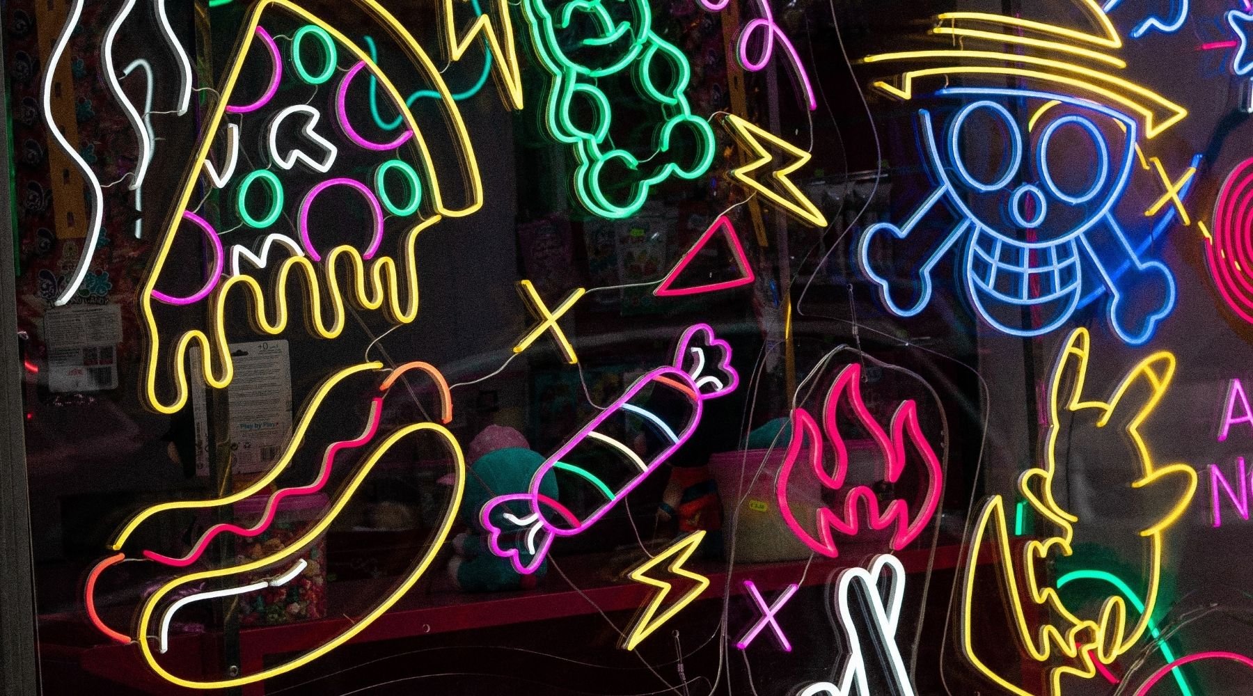 neon storefront neon sign