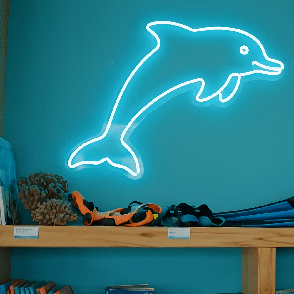 Custom LED neon sign at a travel agency or tourist attraction – ideal for tours, visitor centres, and tourism businesses in Australia.