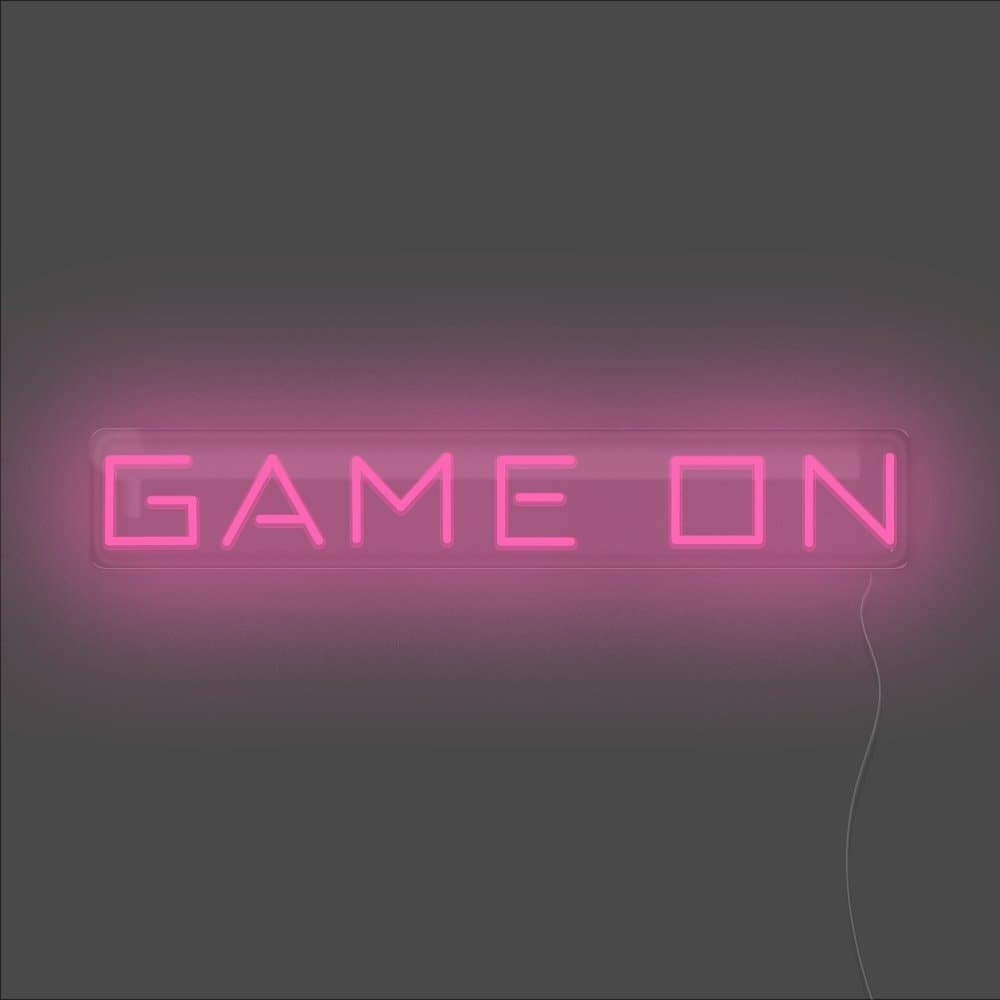 Game On Neon Sign