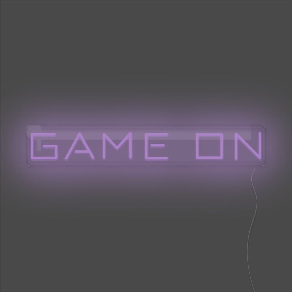 Game On Neon Sign