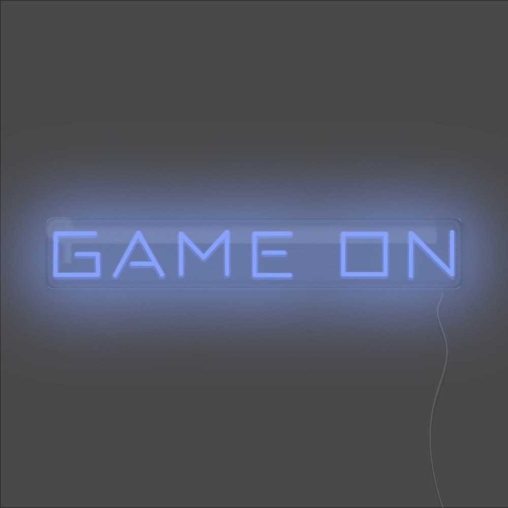 Game On Neon Sign