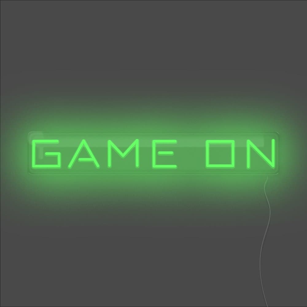Game On Neon Sign