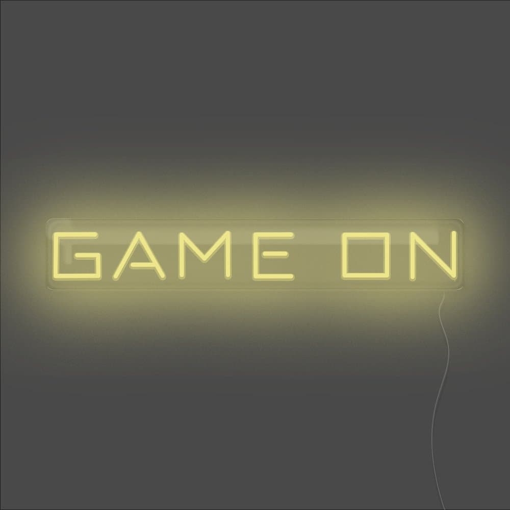 Game On Neon Sign
