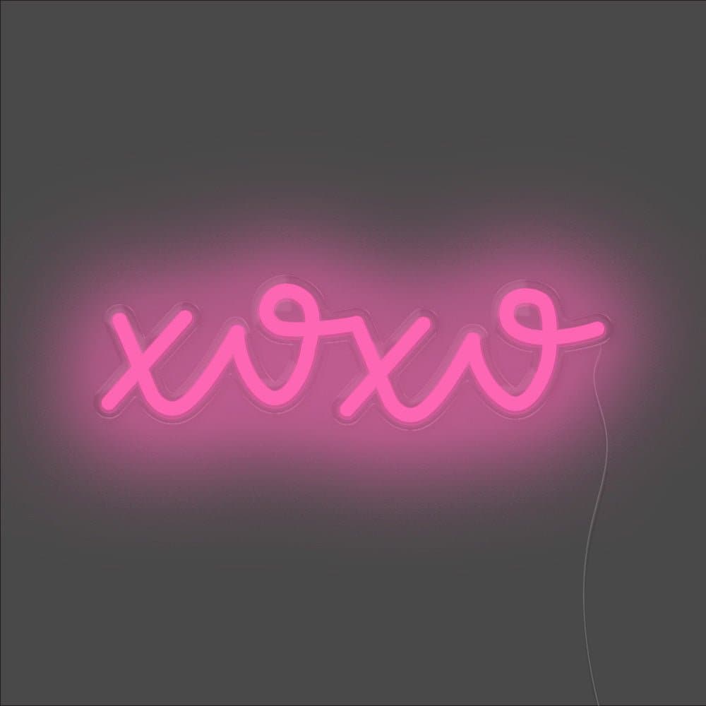 xoxo Neon Sign - Unrivaled Neon - Pink #color_pink