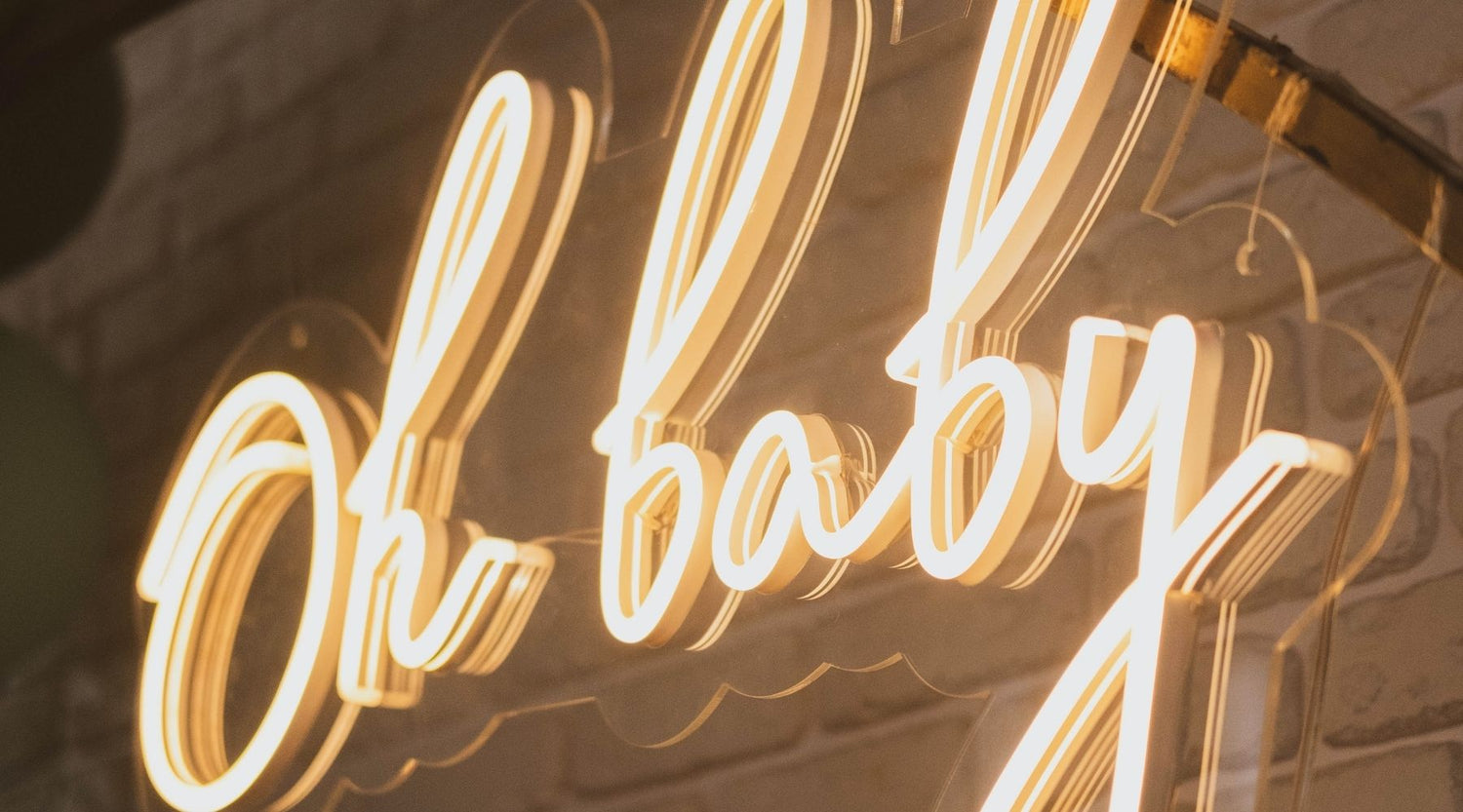 oh baby neon sign