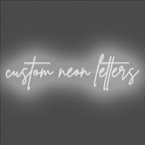 custom neon letters