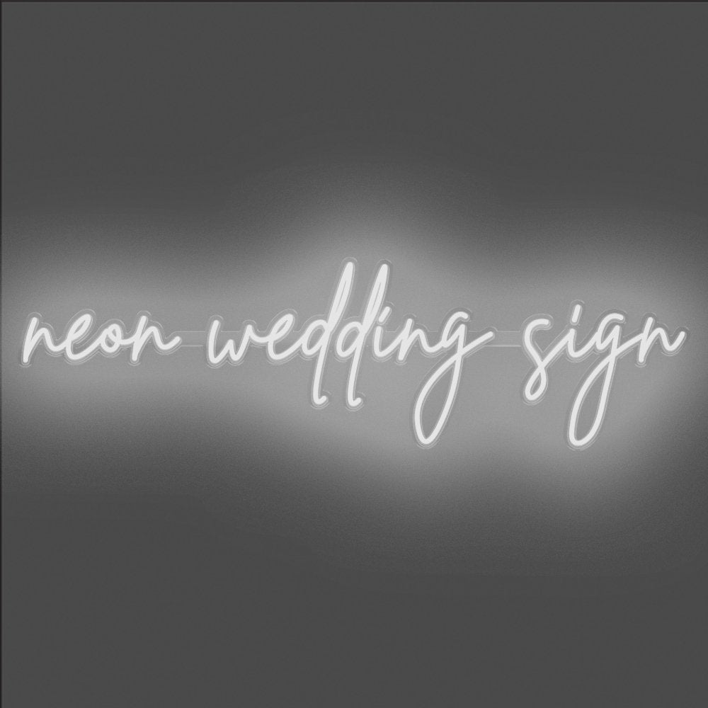 Neon Wedding Sign