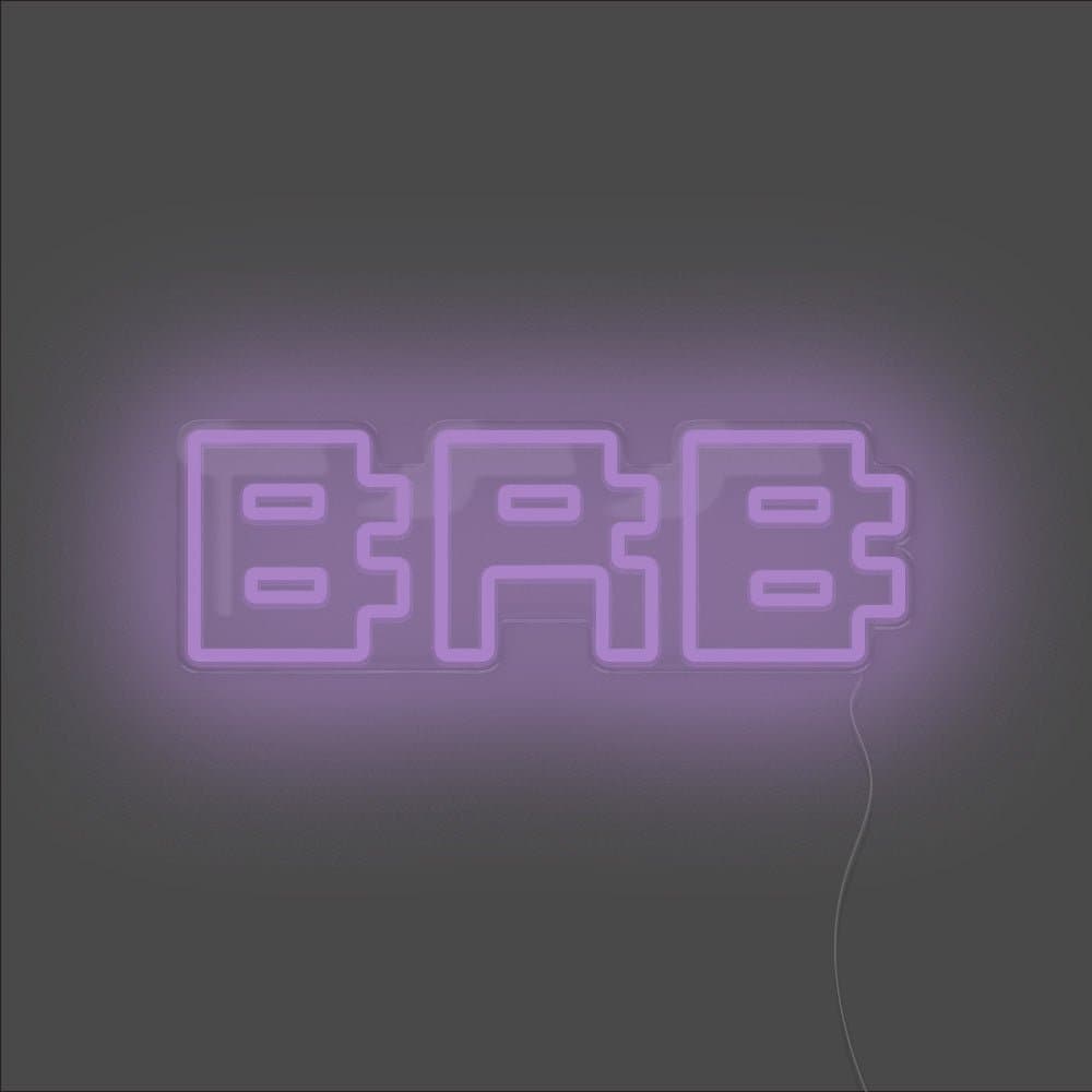 BRB Neon Sign - Unrivaled Neon - Purple #color_purple