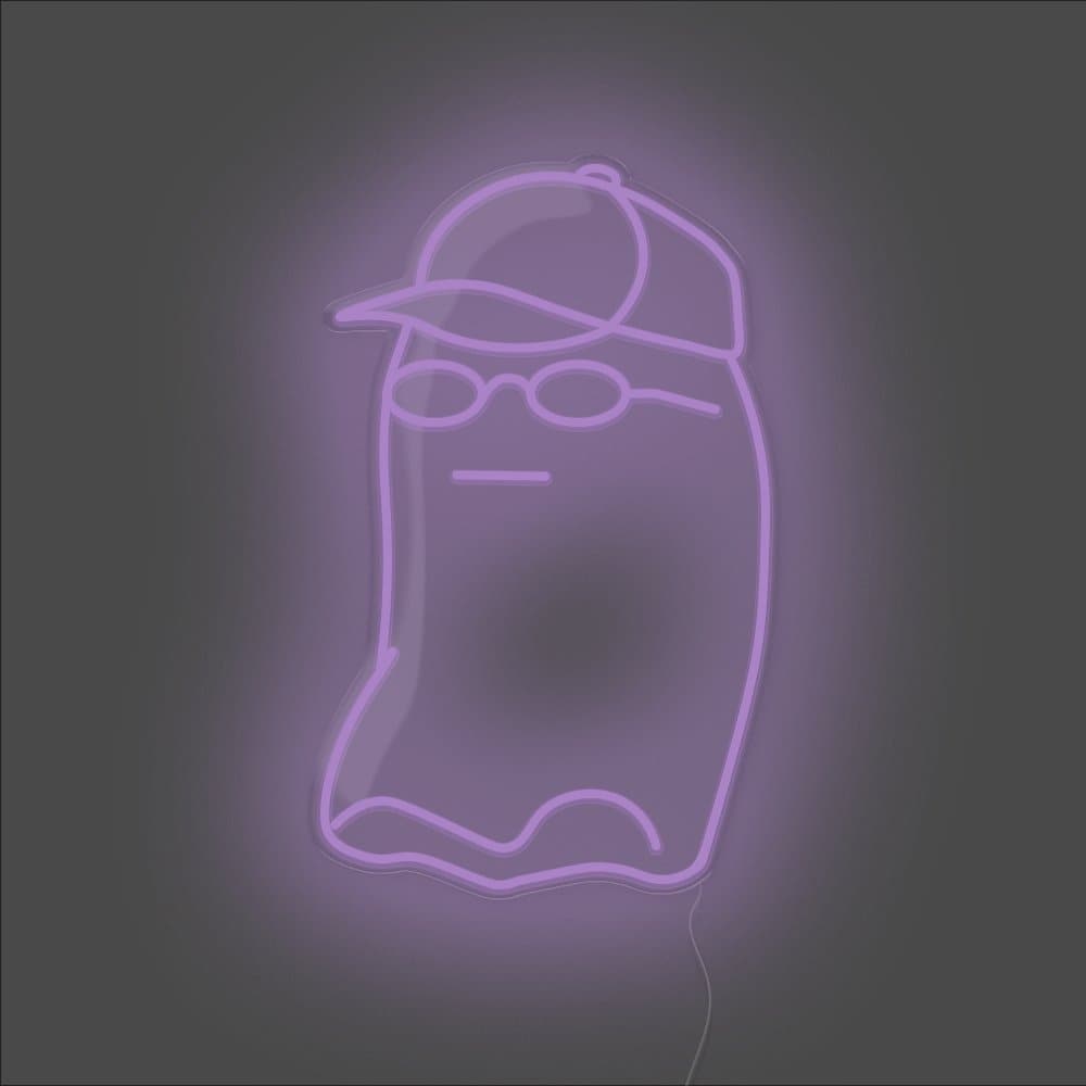 Chill Ghost Neon Sign - Unrivaled Neon - Purple #color_purple