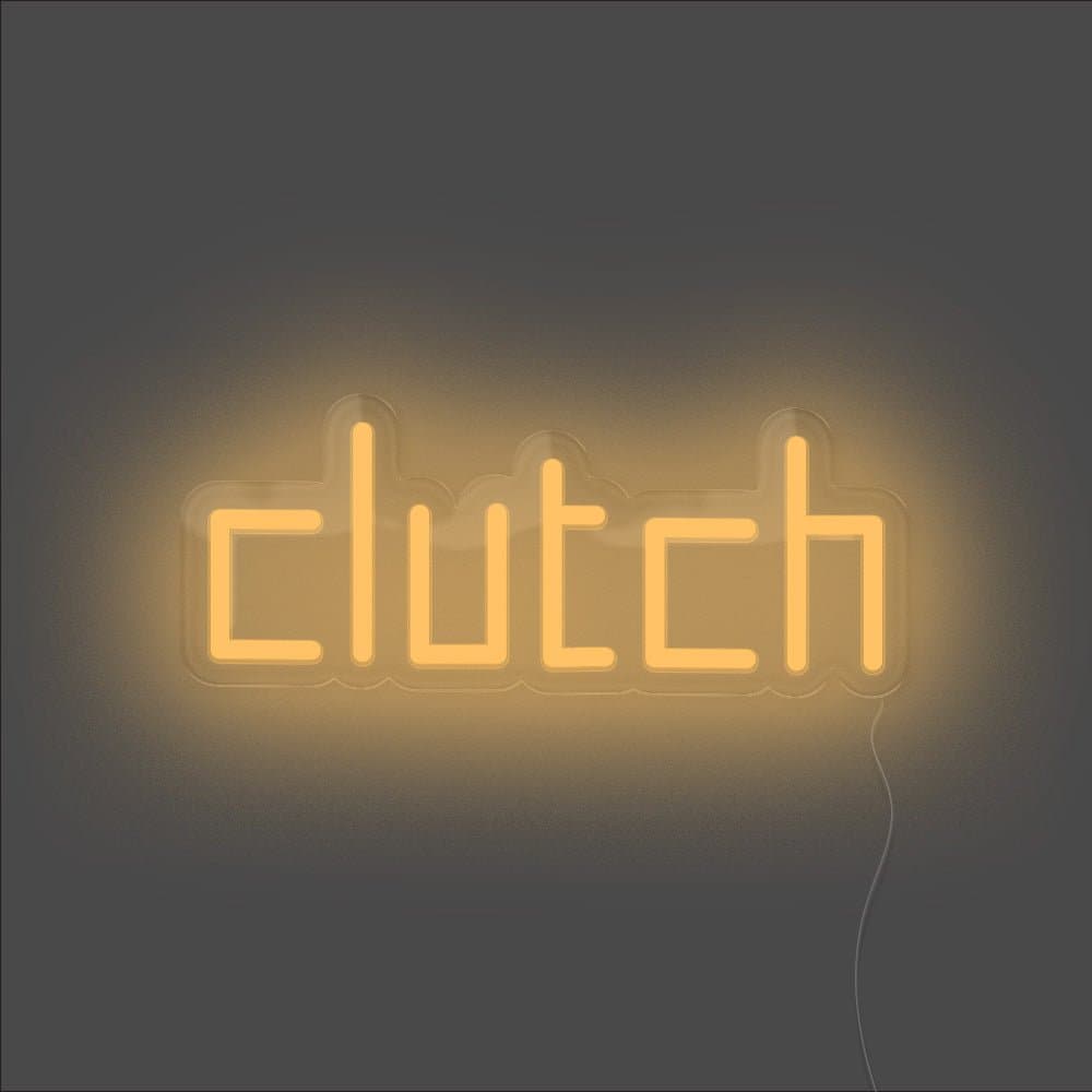 Clutch Neon Sign - Unrivaled Neon - Orange #color_orange