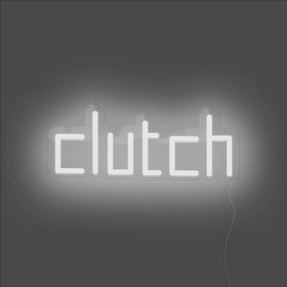Clutch Neon Sign - Unrivaled Neon - White #color_white