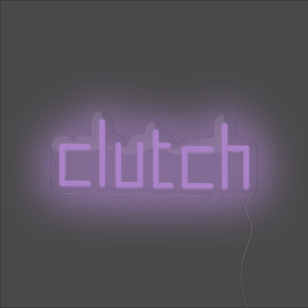 Clutch Neon Sign - Unrivaled Neon - Purple #color_purple