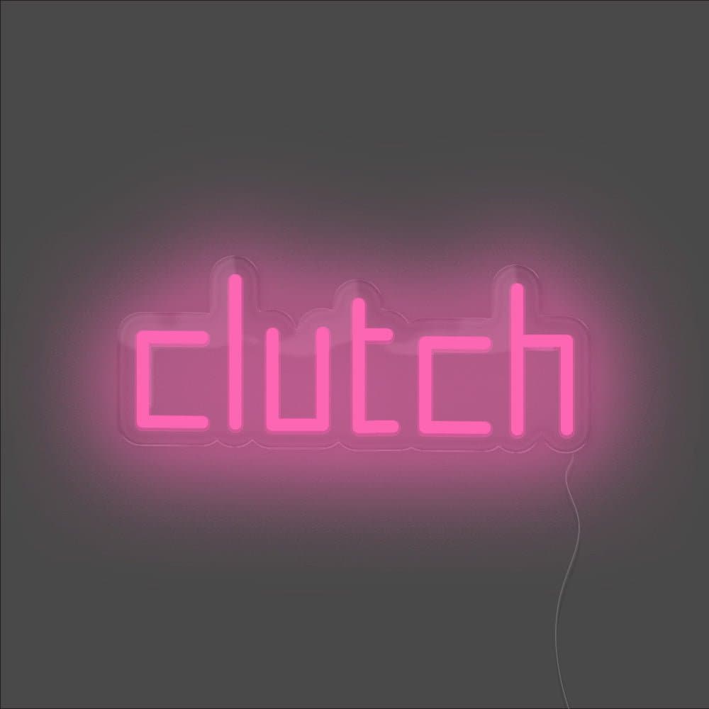 Clutch Neon Sign - Unrivaled Neon - Pink #color_pink