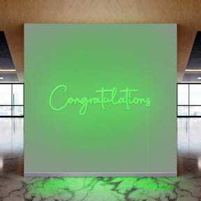 Congratulations Neon Sign