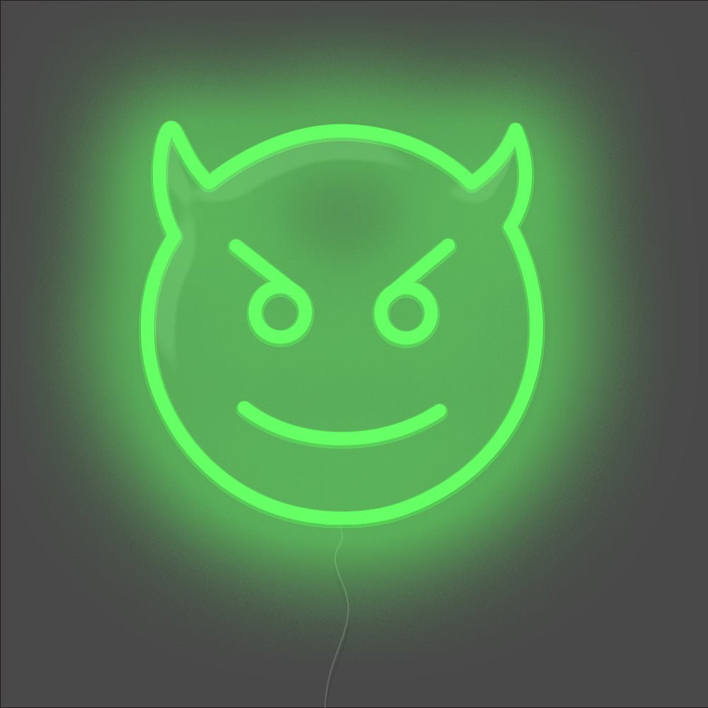 Devil Neon Sign - Unrivaled Neon - Green #color_green