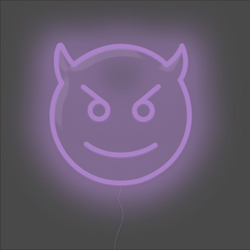 Devil Neon Sign - Unrivaled Neon - Purple #color_purple