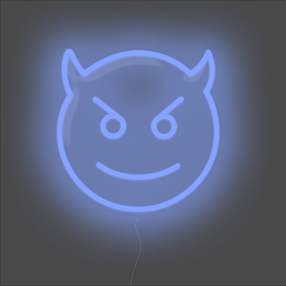 Devil Neon Sign - Unrivaled Neon - Blue #color_blue