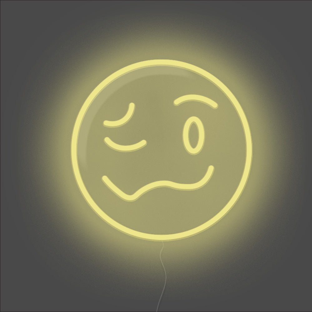 Drunk Emoji - Unrivaled Neon - Lemon Yellow #color_lemon yellow
