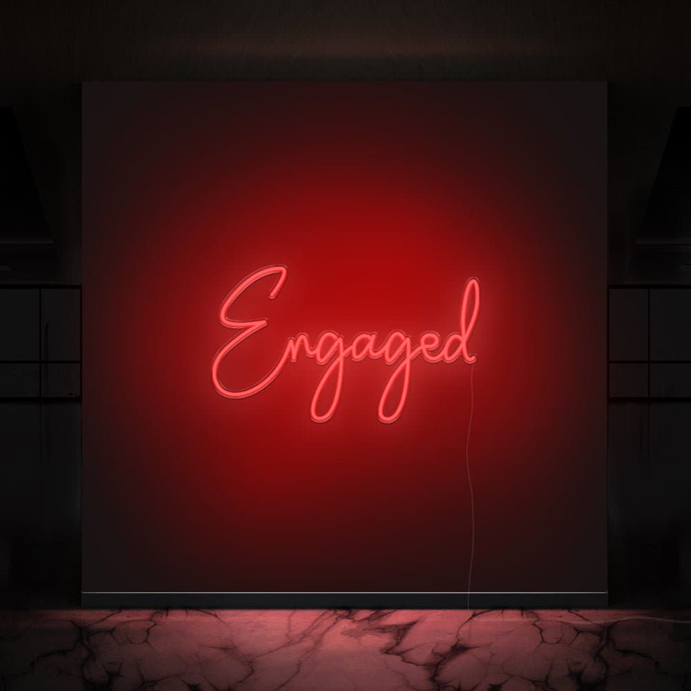 Engaged Neon Sign