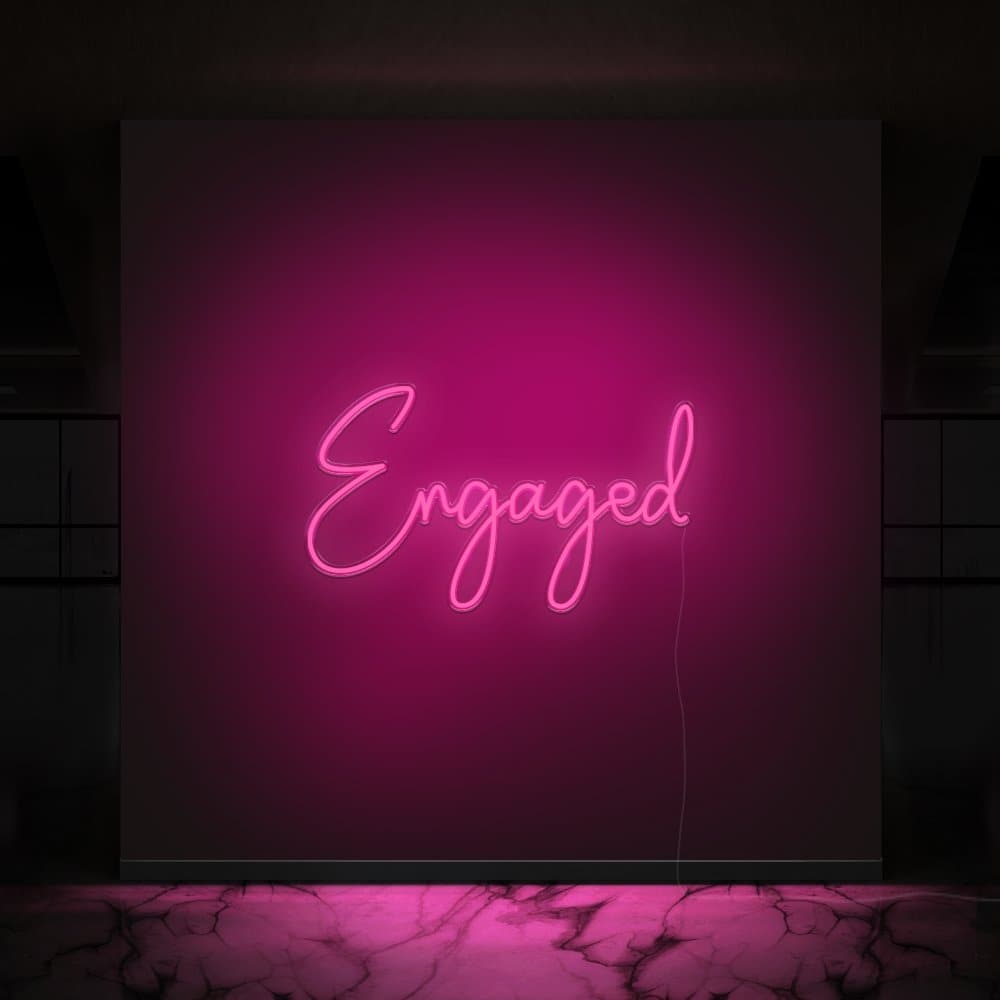 Engaged Neon Sign