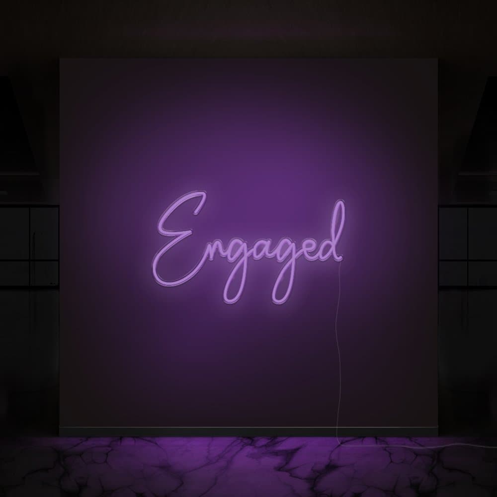 Engaged Neon Sign