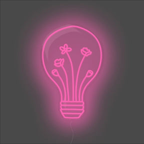 Flower Bulb Neon Sign