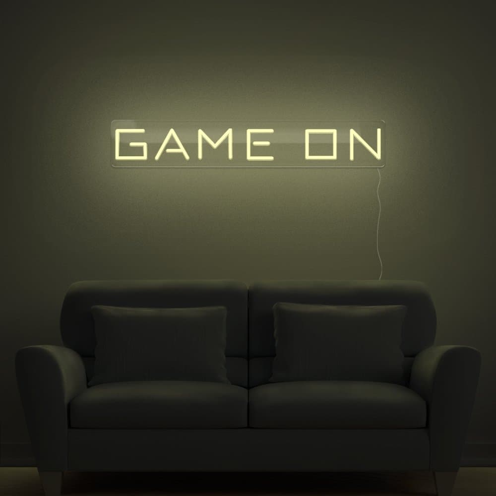 Game On Neon Sign