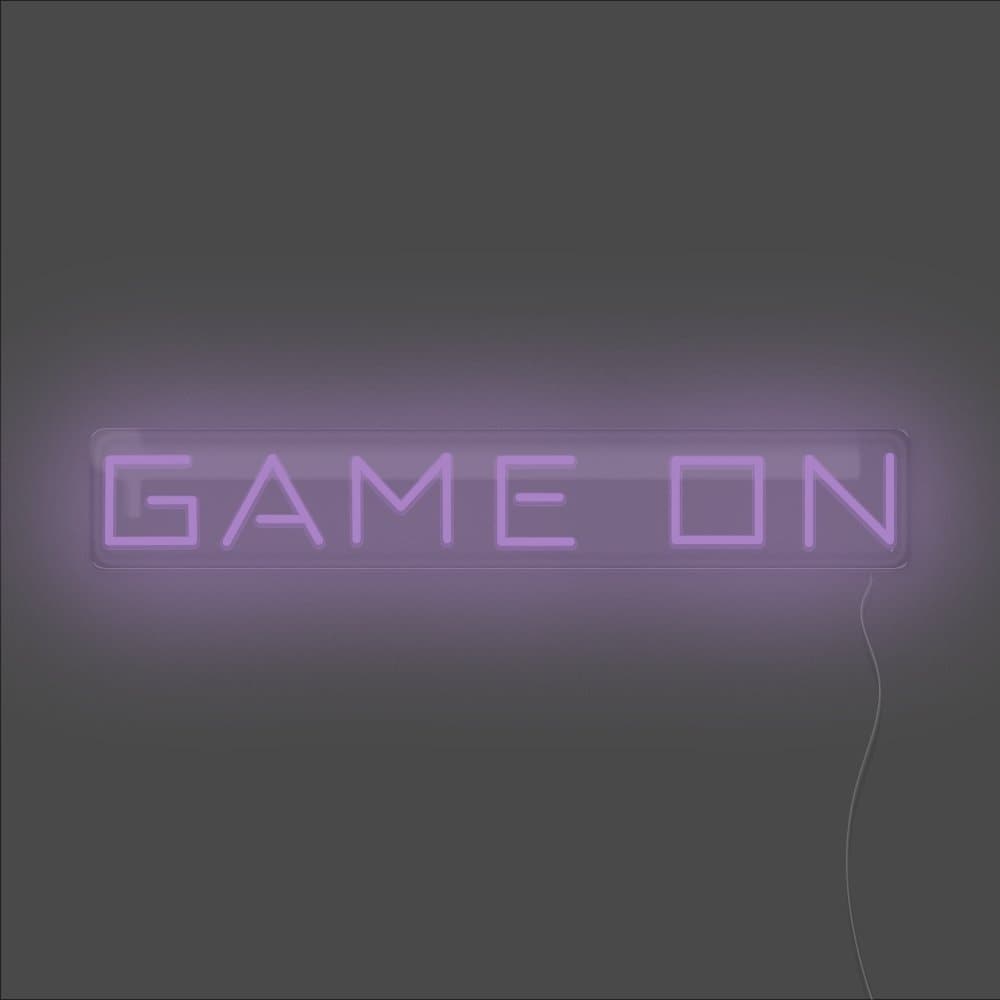 Game On Neon Sign - Unrivaled Neon - Purple #color_purple