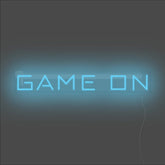 Game On Neon Sign - Unrivaled Neon - Light Blue #color_light blue