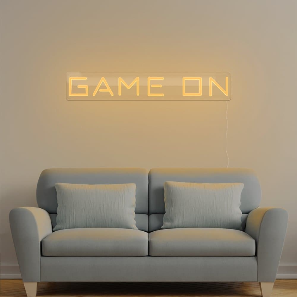 Game On Neon Sign