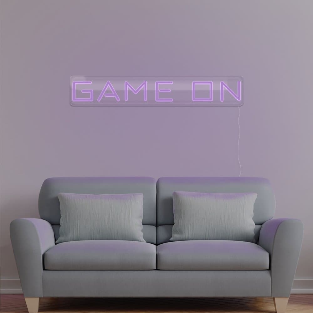 Game On Neon Sign