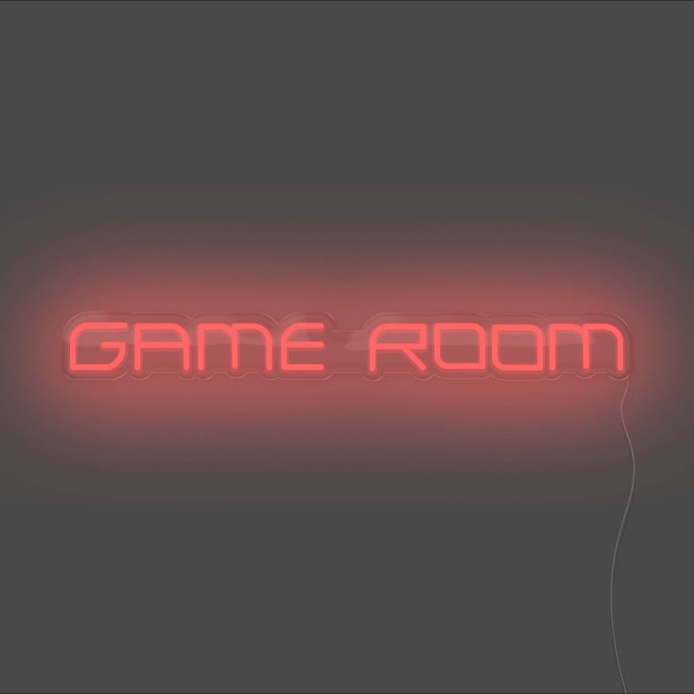 Game Room Neon Sign - Unrivaled Neon - Red #color_red