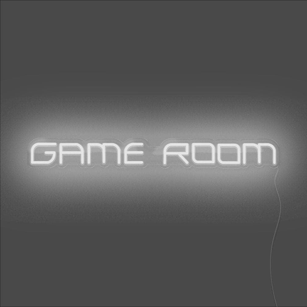 Game Room Neon Sign - Unrivaled Neon - White #color_white