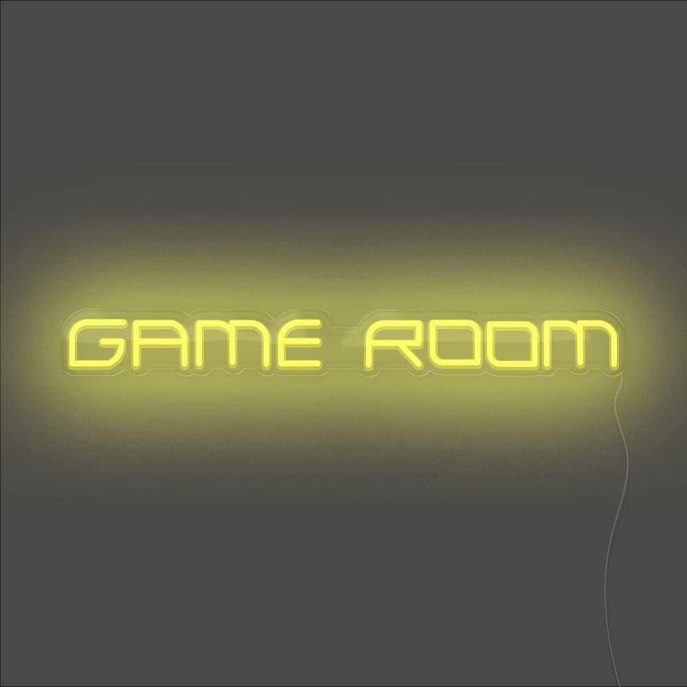 Game Room Neon Sign - Unrivaled Neon - Yellow #color_yellow
