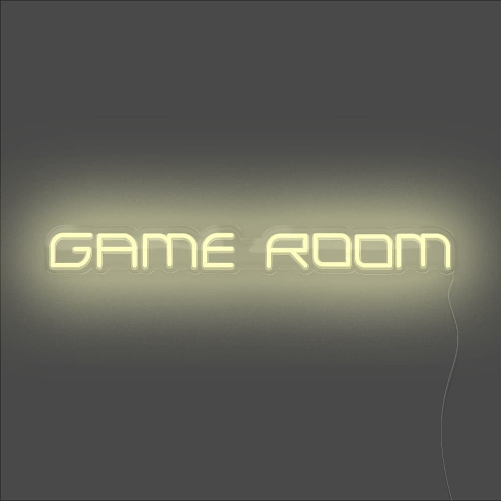 Game Room Neon Sign - Unrivaled Neon - Warm White #color_warm white