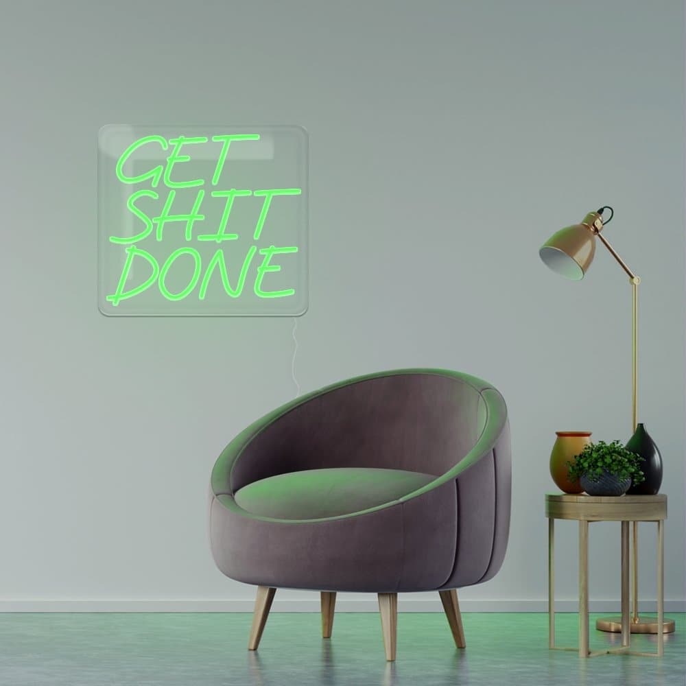 Get Shit Done Neon Sign