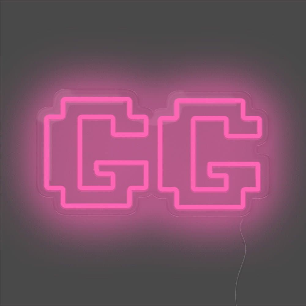 GG Neon Sign - Unrivaled Neon - Pink #color_pink