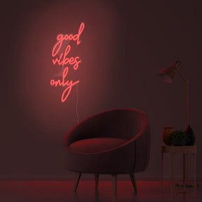 Good Vibes Only Neon Sign