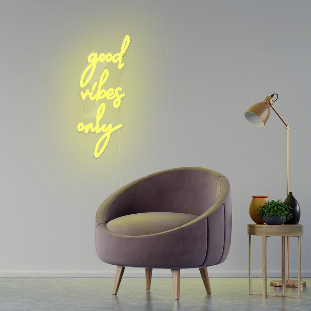 Good Vibes Only Neon Sign