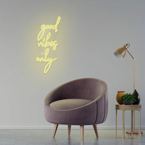 Good Vibes Only Neon Sign