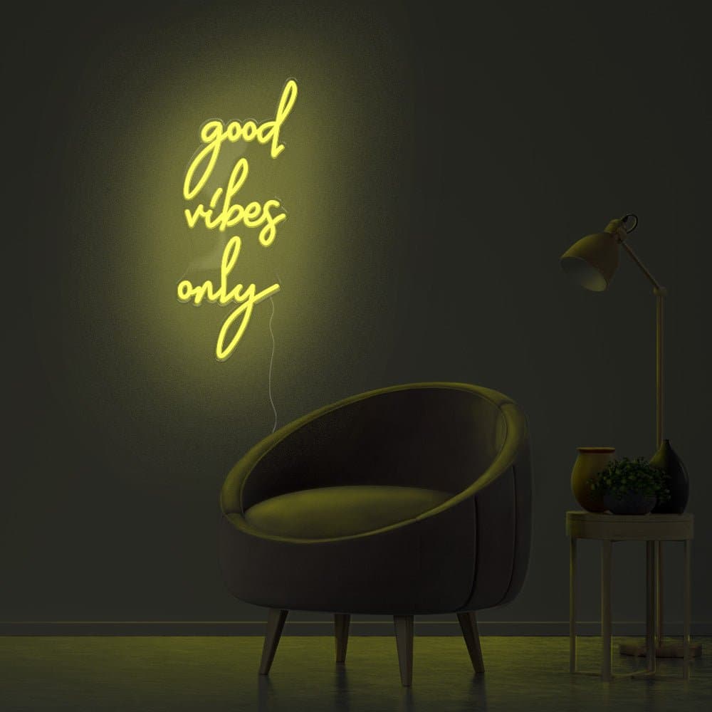 Good Vibes Only Neon Sign