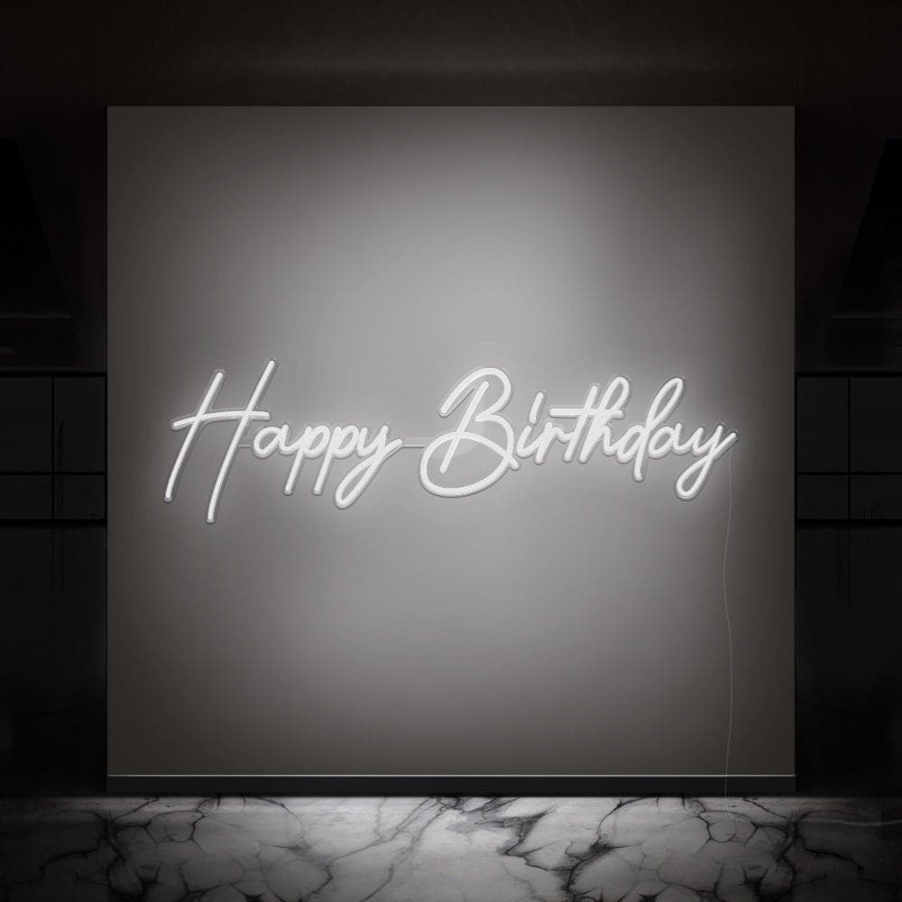 Happy Birthday Celebration Neon Sign