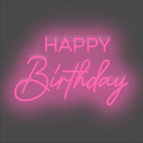 Happy Birthday Neon Sign