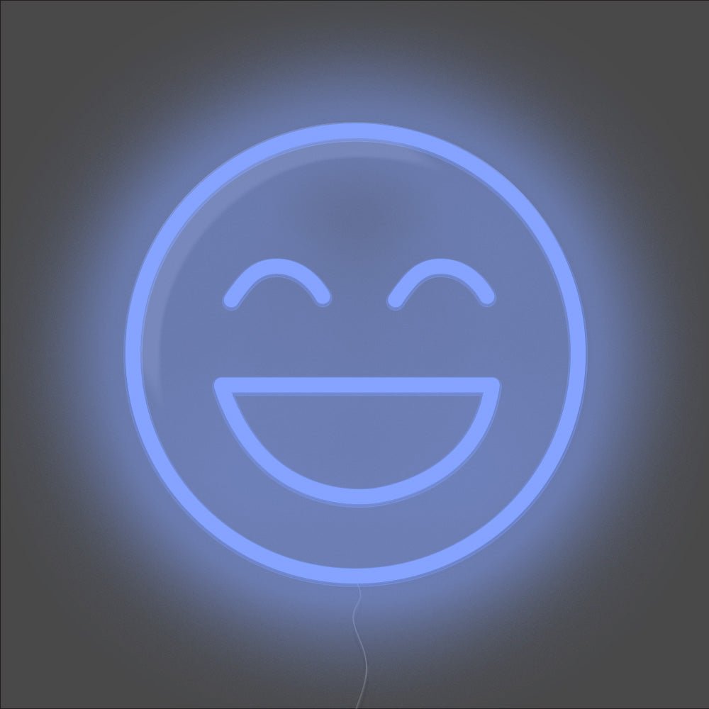 Cool Emoji Neon Sign - Unrivaled Neon - Blue #color_blue