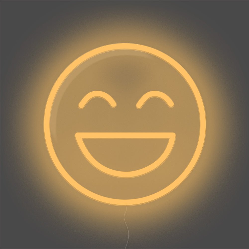 Cool Emoji Neon Sign - Unrivaled Neon - Orange #color_orange