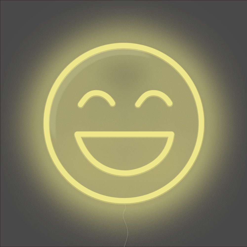 Cool Emoji Neon Sign - Unrivaled Neon - Lemon Yellow #color_lemon yellow