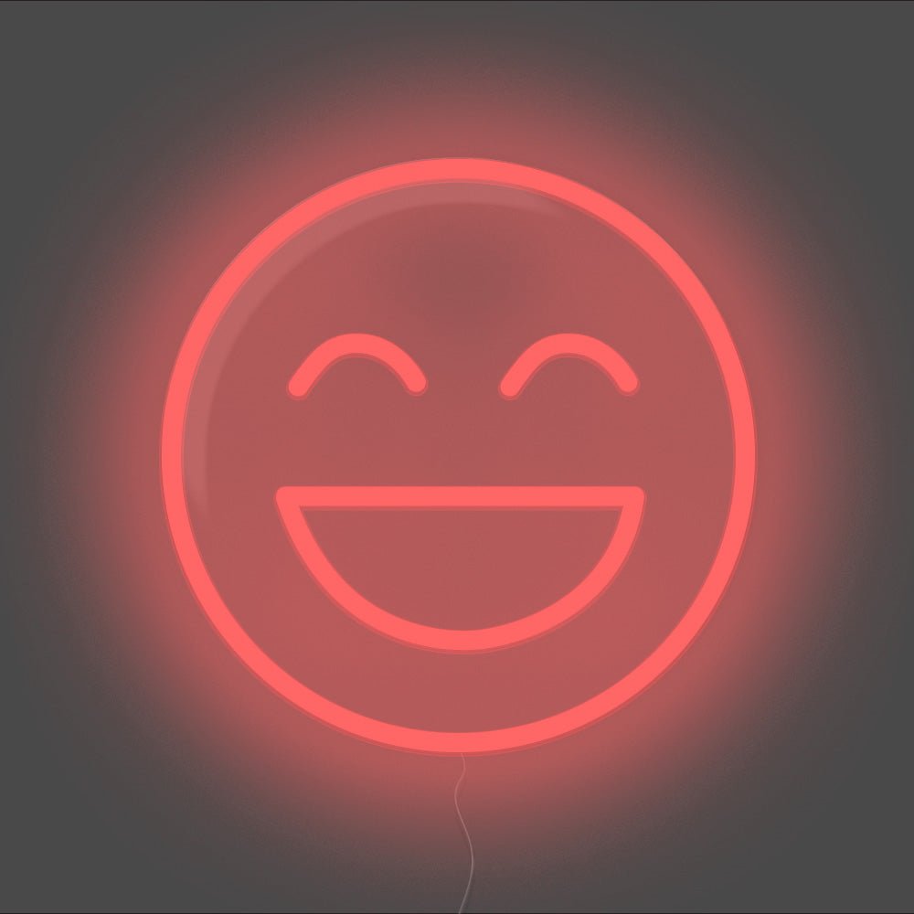Cool Emoji Neon Sign - Unrivaled Neon - Red #color_red