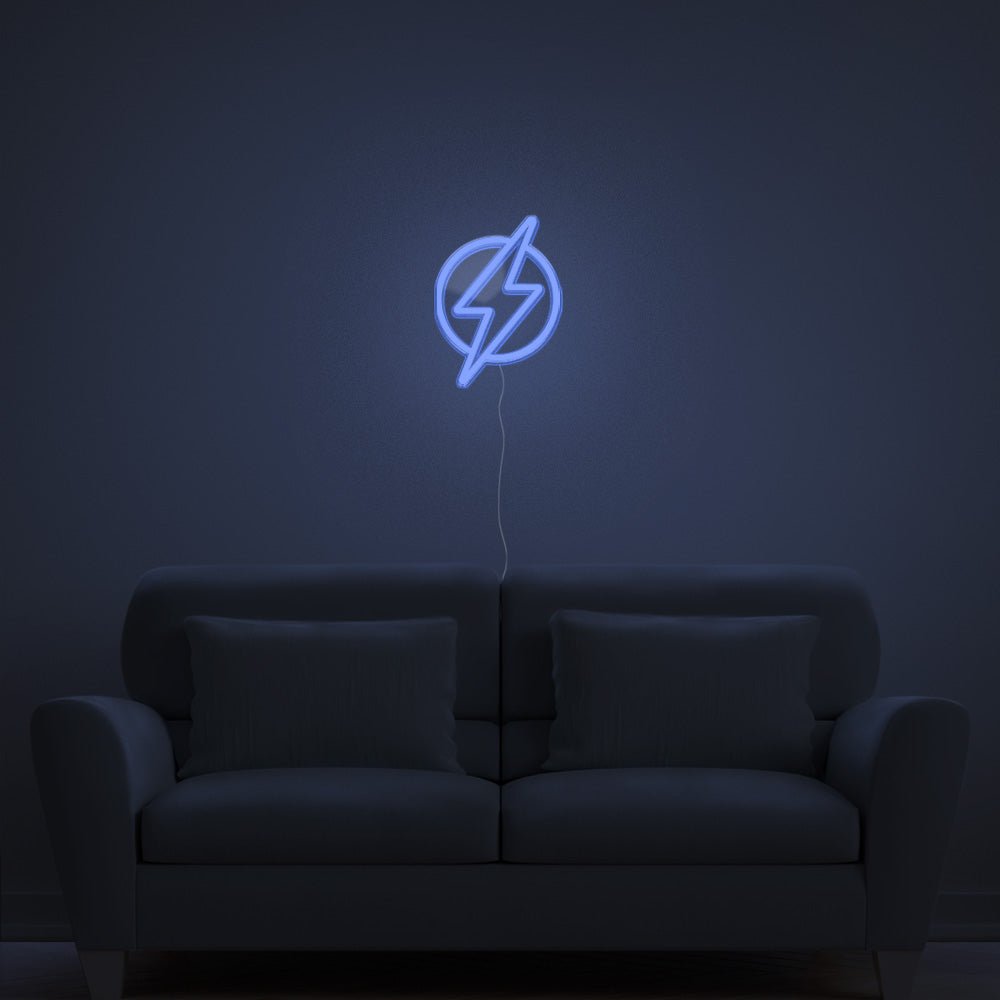 Lightning Bolt Neon Sign