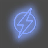 Lightning Bolt Neon Sign - Unrivaled Neon - Blue #color_blue