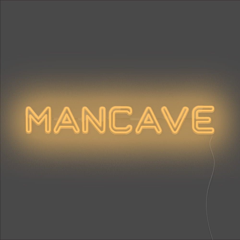 Mancave Neon Sign - Unrivaled Neon - Orange #color_orange